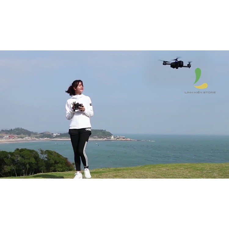 Flycam SJRC Z5 camera 1080P xoay 90&quot; màu đen