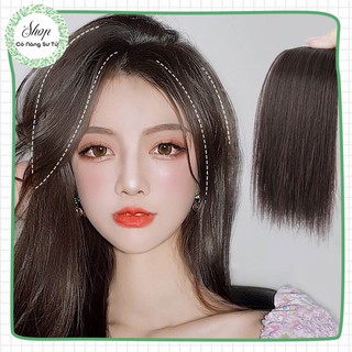 Tóc giả nữ ngắn, kẹp phồng chân tóc nhiều màu, mềm mượt, tự nhiên (giá bán 1 bên) - Cô nàng sư tử