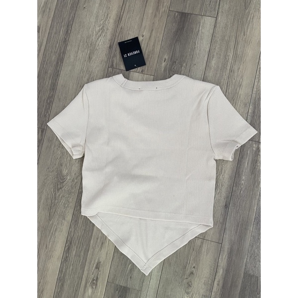 Áo Croptop Vạt Nhọn - Thun Tăm Co Giãn Cực Tốt