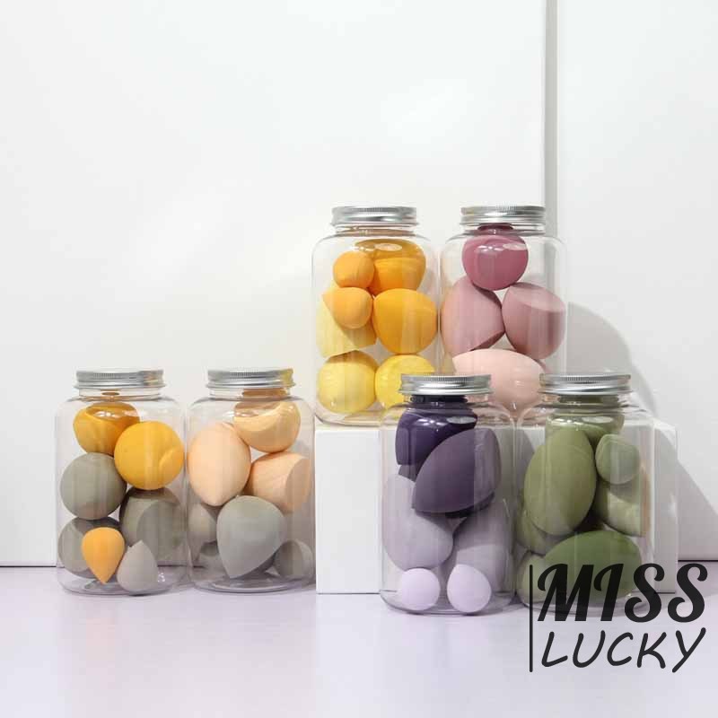 ❤HHN-VN 7Pcs Soft Hydrophilic Dry Wet Makeup Sponge Puff Smooth Foundation Cosmetic Beauty Eggs Face