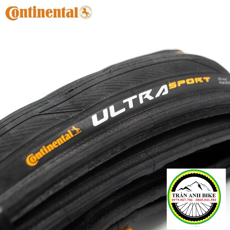 Vỏ lốp gấp xe đạp cao cấp Continental Ultra Sport 3 700x23c - 1 chiếc