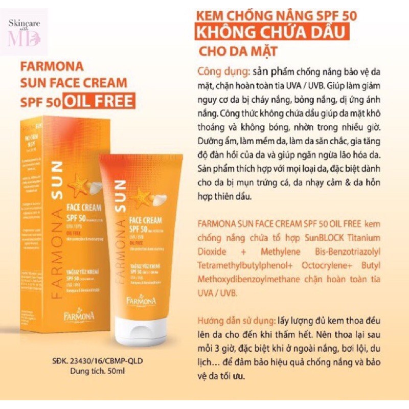 Kem chống nắng Farmona SPF 50