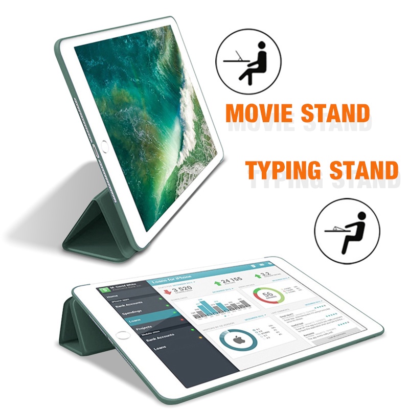 Bao da TBTIC thích hợp cho iPad 10 9 8 7 Air Mini 6 5 4 3 2 1 9.7 10.2 10.5 10.9 11 Inch Pro 2022 2021 2020 2018