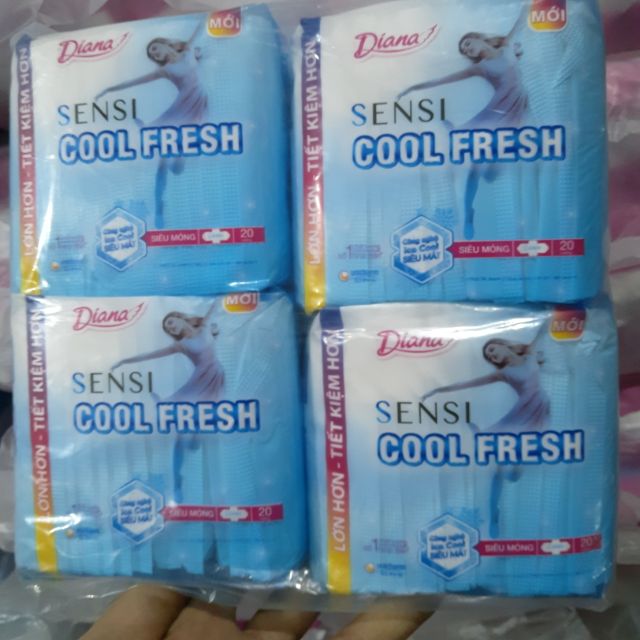 Diana Sensi cool Fresh mỏng cánh 20 miếng