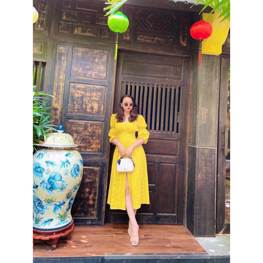 COCO SIN - Đầm Maxi Vàng | BigBuy360 - bigbuy360.vn