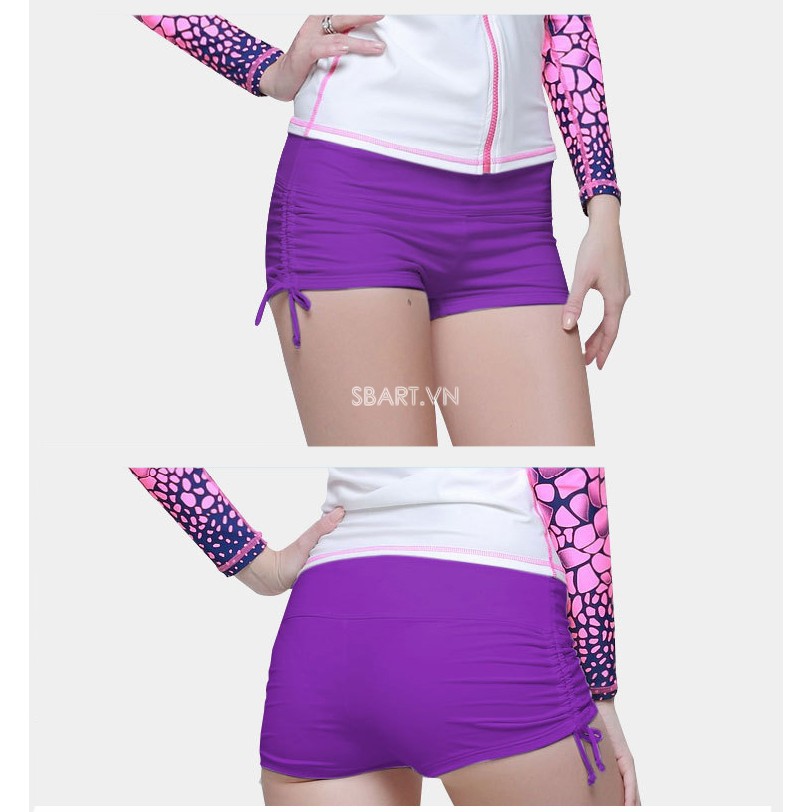 Quần Bơi Nữ Đùi Sbart 8014 Tím | BigBuy360 - bigbuy360.vn
