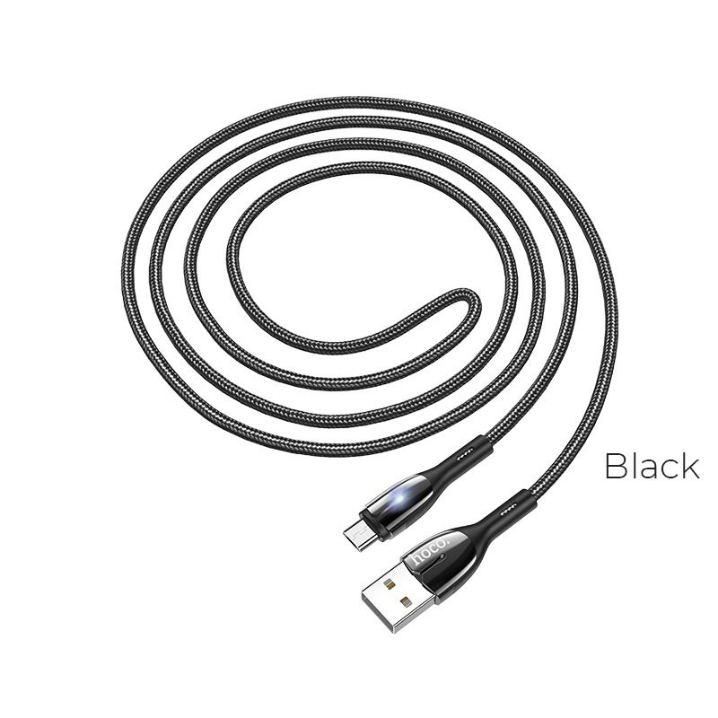 Cáp Sạc MICRO USB Hoco U89 Cho Android Dây Dù 1.2M - BH 1 Năm Chính Hãng (MÀU SẮC NGẪU NHIÊN) - Hưng Long PC