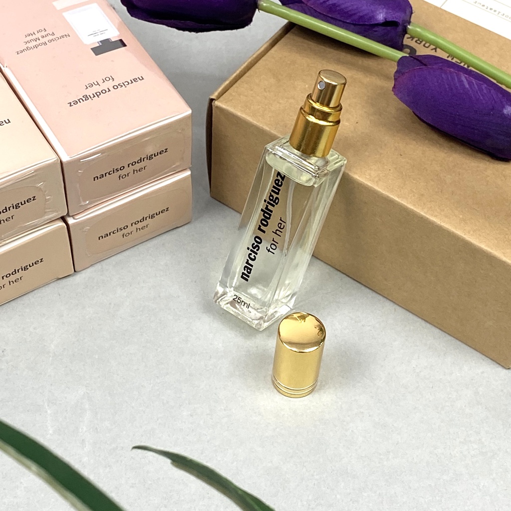 Nước hoa nội địa trung nữ Narciso Rodriguez For Her Pure Musc 25ml thơm lâu hương gỗ quyến rũ trầm ấm