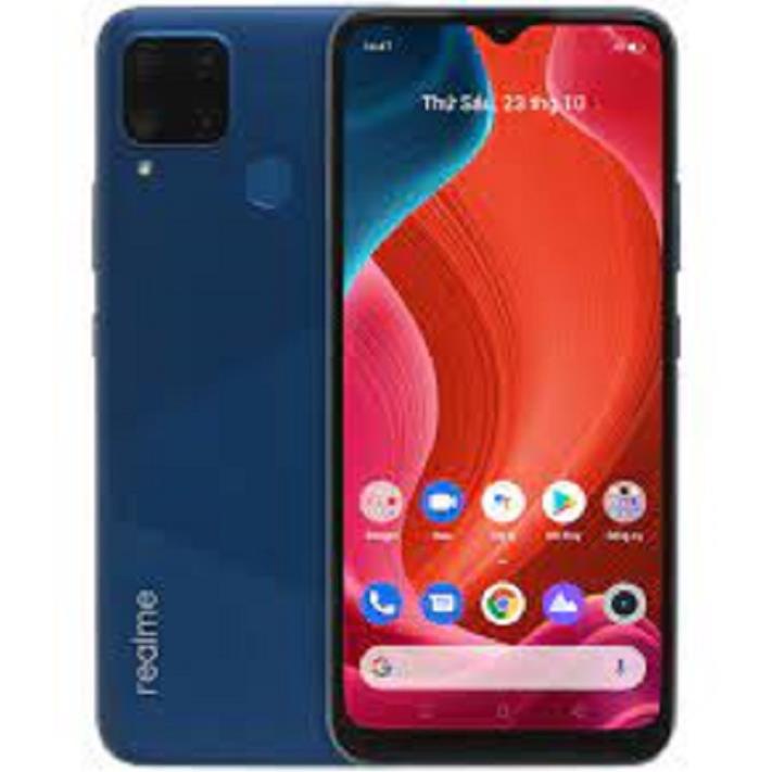 điện thoại Realme C15 ram 4G bộ nhớ 64G 2sim Chính Hãng, Chip: Snapdragon, Camera sau: Chính 13 &amp; Phụ 8 MP, 2 MP, 2 MP