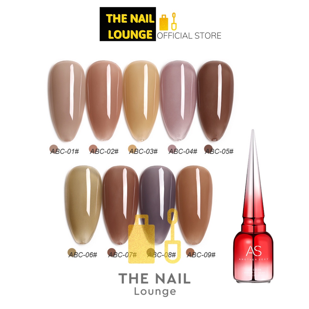 Sơn gel AS mã ABC chai đỏ nhọn 15ml chính hãng