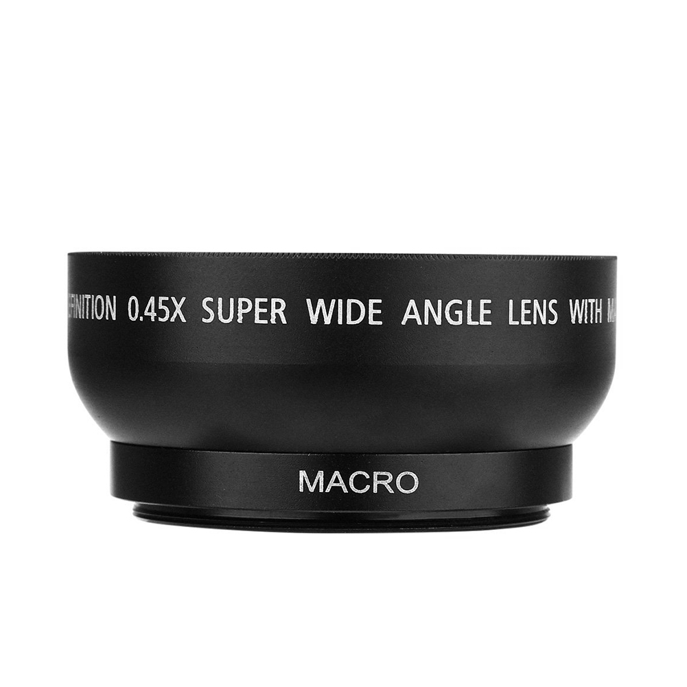Ống kính máy ảnh Macro 49mm 0.45X kèm 2 nắp đậy và túi đựng