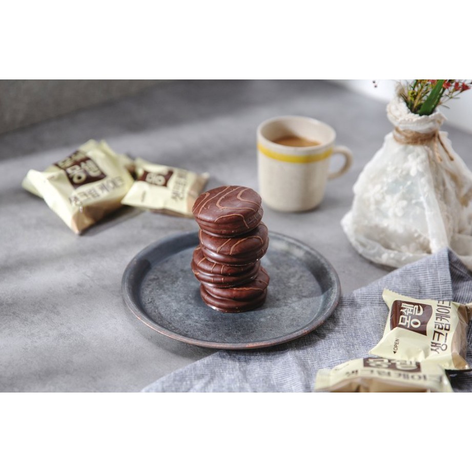 [LOTTE] BÁNH MONSHELL CHOCOPIE TRUYỀN THỐNG 385G - [롯데] 몽쉘크림케이크 385G