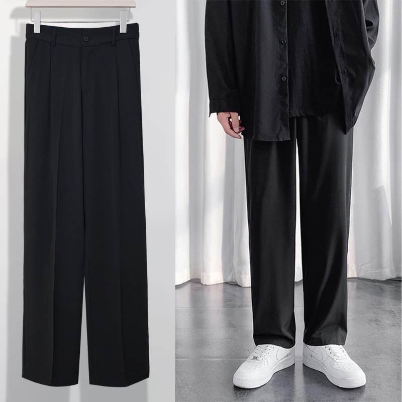 Quần Suông ống rộng cạp chun nam phong cách Hàn Quốc, Quần ống rộng outfit dễ phối đồ nhất 2022, mặc đi chơi, đi làm