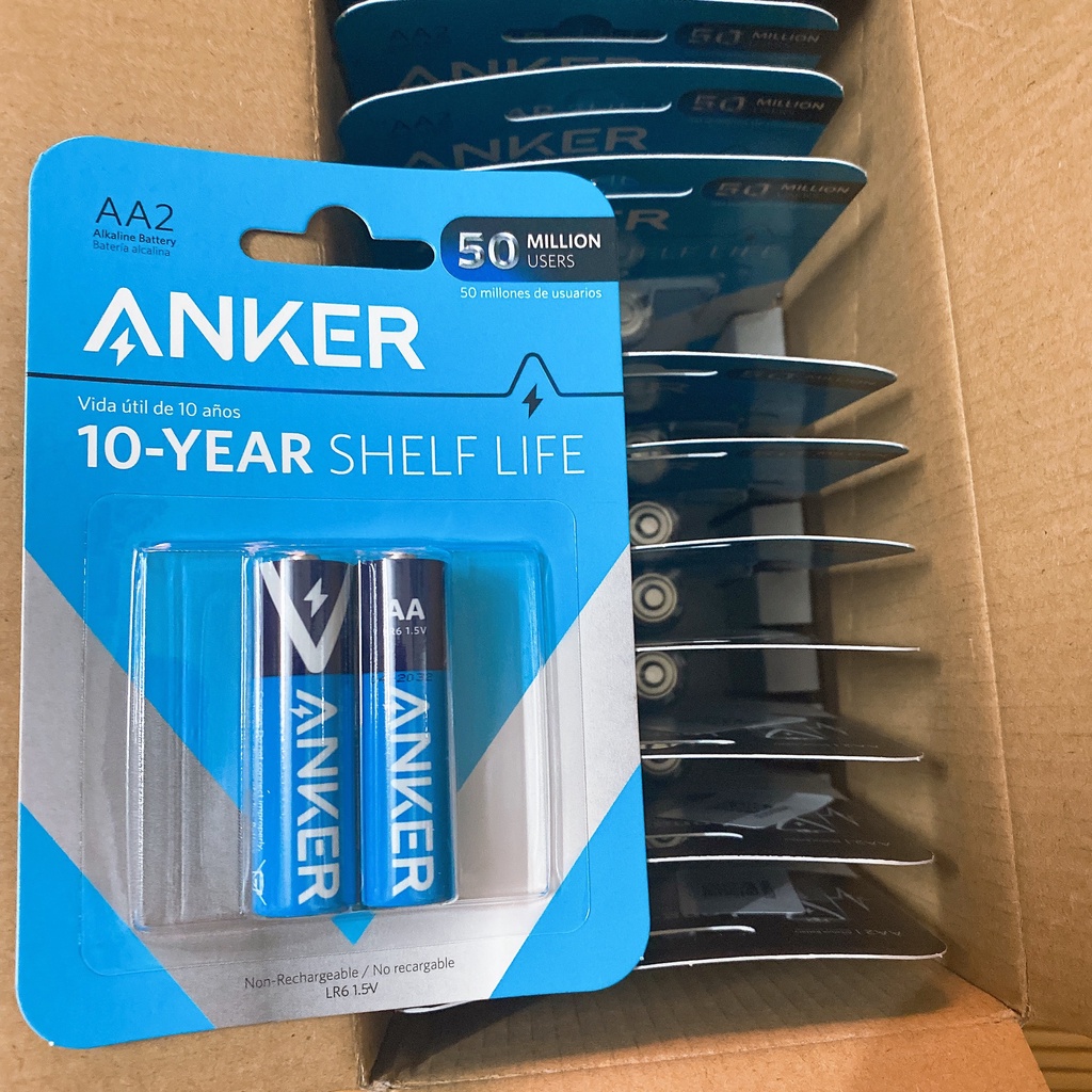 Pin tiểu Anker  AA 2A To Alkaline  - B1810 thay điều khiển đồ chơi chuột bluetooth