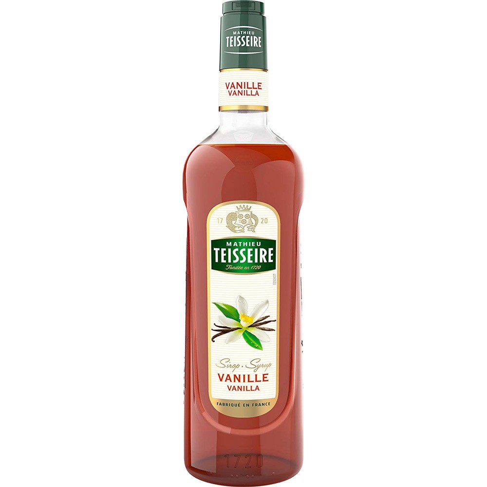 Siro Teisseire Hương Vanilla Pháp 700ml. Hàng Nhập Khẩu.