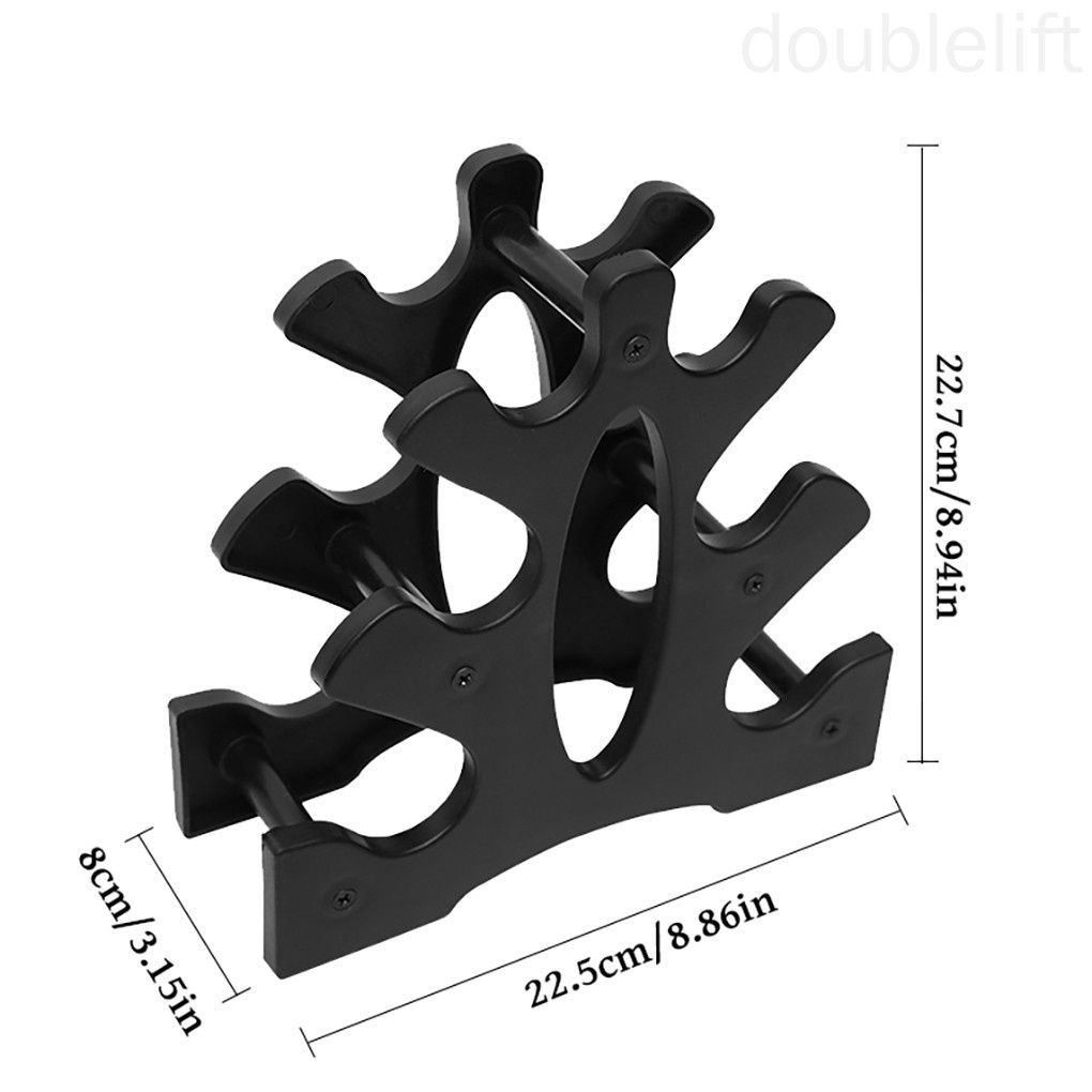 Giá đỡ tạ 3 tầng tiện dụng cho gia đình