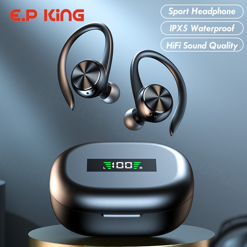 Tai nghe Bluetooth thể thao Tai nghe không dây với Mic IPX5 Âm thanh nổi HiFi chống nước cho điện thoại | BigBuy360 - bigbuy360.vn