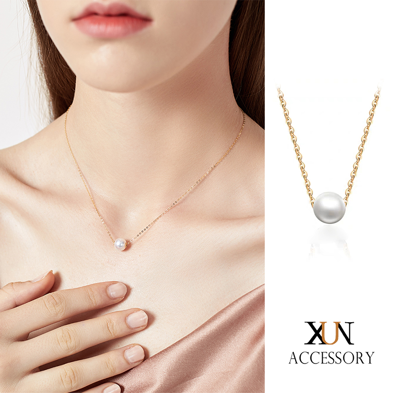vòng cổ Đính Ngọc Trai Giả Xinh Xắn Cho Nữ