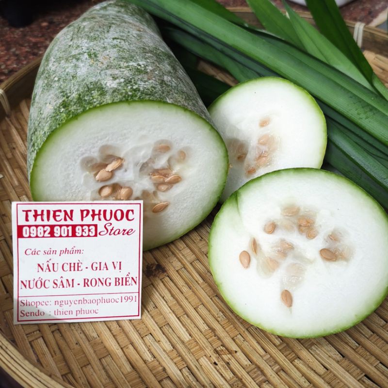 Bí đao già (tươi) nấu nước sâm - tặng lá dứa
