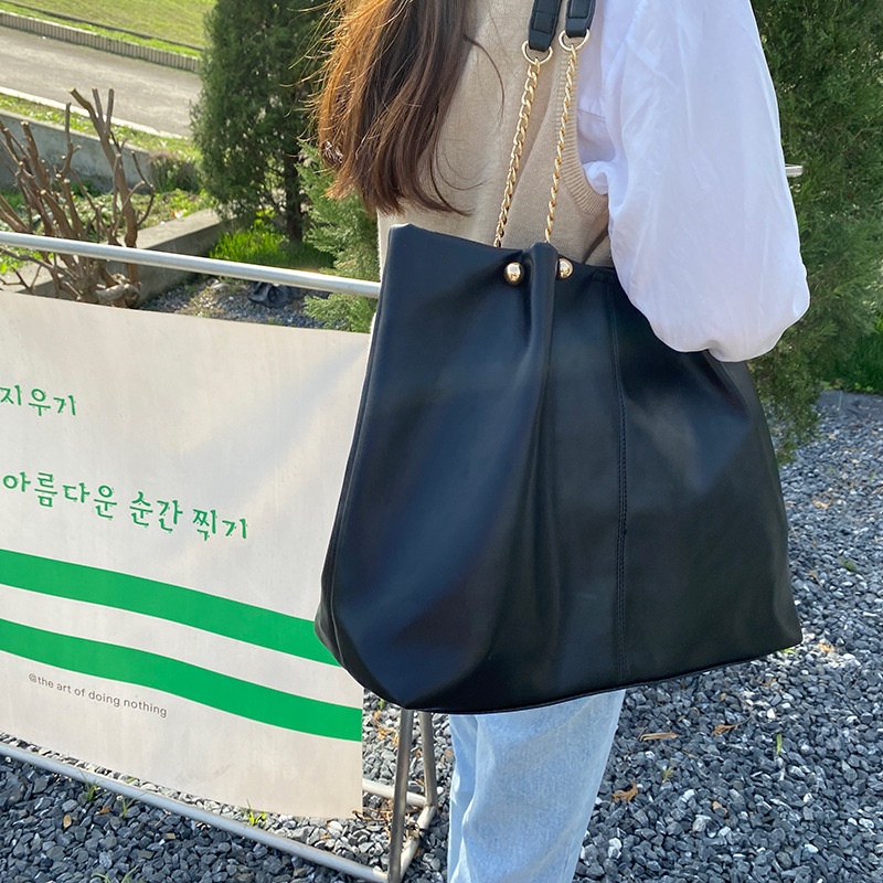 IELGY Túi Đeo Vai Bằng Da Mềm Thời Trang Cá Tính Cho Nữ