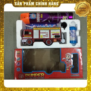 Hộp Xe Cứu Hỏa chữa cháy Bong Bóng , Chạy Pin Nhạc (kèm ảnh và clip)!