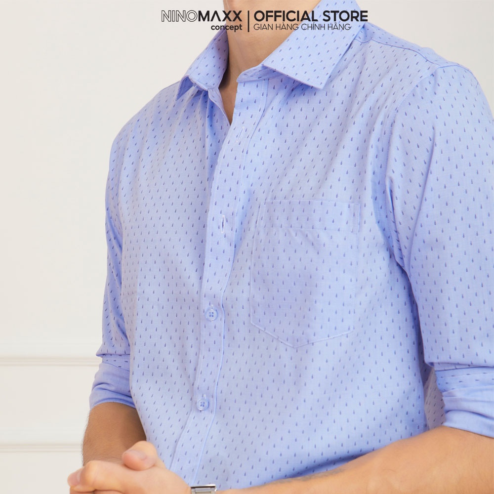 N&amp;M CLUB Áo Sơ Mi Nam Tay Dài chất liệu Bamboo cotton 2105039