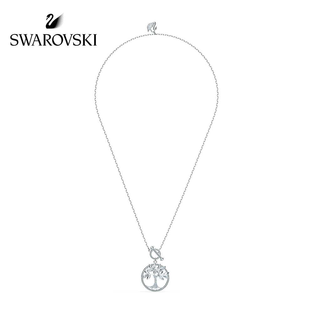 FLASH SALE 100% Swarovski Dây Chuyền Nữ SYMBOL Cây sự sống tươi sáng FASHION Necklace trang sức đeo Trang sức