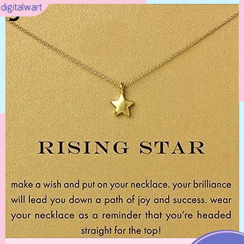 Dây chuyền hợp kim kèm thẻ trang trí thời trang nữ dễ thương xinh xắn