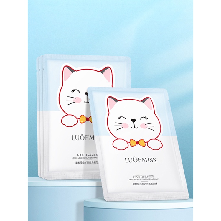 Mặt Nạ Sữa Dê Niacinamide Dưỡng Ẩm Tẩy Tế Bào Chết Làm Trắng Da Tay / Chân