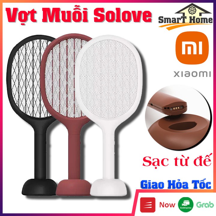Vợt muỗi cao cấp Xiaomi thông minh XiaomiSolove P1 2 chế độ vợ t mu ỗi kiêm Đèn bắt mu ỗi - Hàng chính hãng