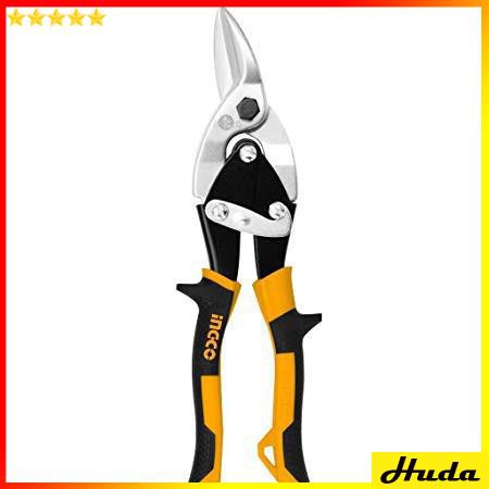 10''/250mm Kéo cắt tôn mũi cong phải INGCO HTSN0110R  LKJ