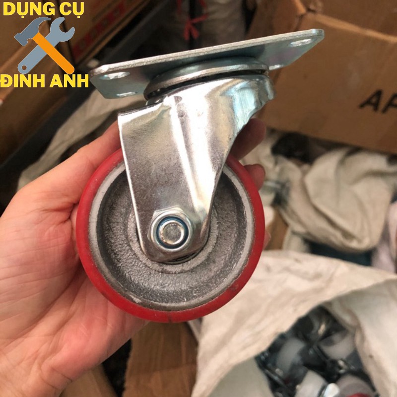 Bánh xe gang đúc đặc 7cm