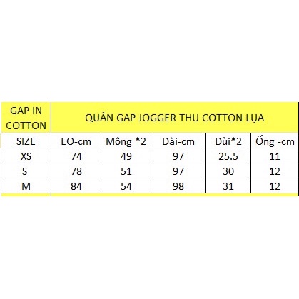 Quần Baggy Gap Thun Cotton Lụa - 3556