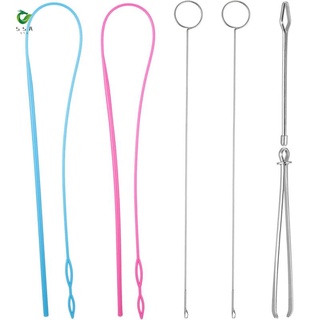 6Pieces Sewing Loop Kit,Loop Turner Hook Flexible Drawstring Threader