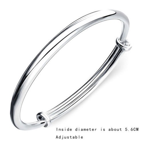 Vòng Tay Màu Bạc Hình Tròn Dễ Phối Đồ