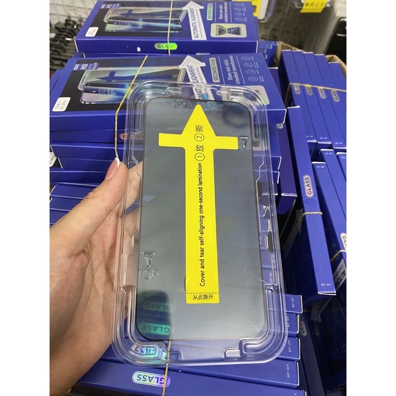 [Khung tự dán] Kính cường lực Full chống nhìn trộm cho iPhone 14, 13 Pro Max 13 12 Pro Max, 12, 11 Pro, XS , XR bảo mật