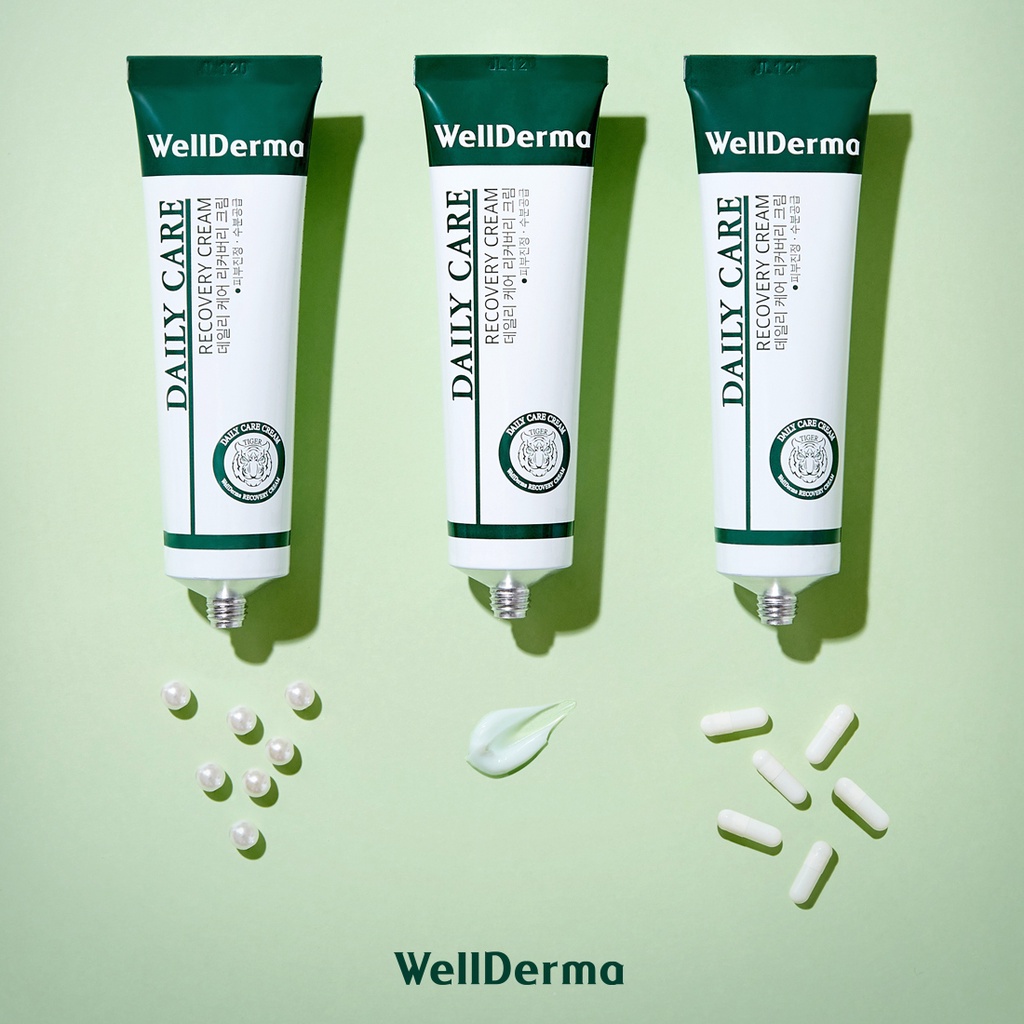 Kem dưỡng WellDerma Usnea Barbata 30g giảm mụn phục hồi tất cả trong một
