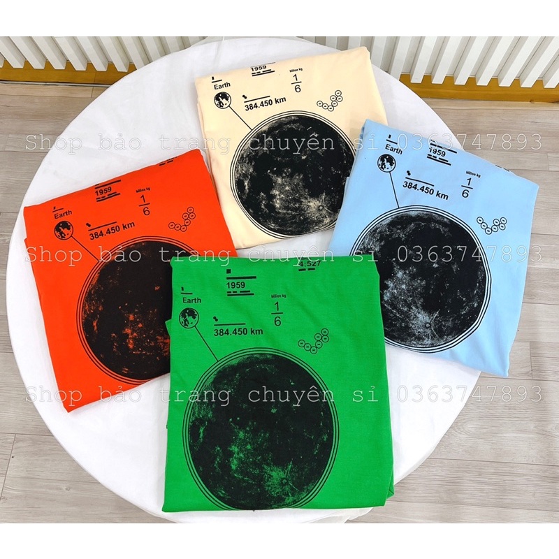 Áo Phông MOON Cổ Tròn Tay Lỡ Dáng Rộng Freesize Nam Nữ Kiểu Dáng Unisex Năng Động Trẻ Trung Basic | BigBuy360 - bigbuy360.vn