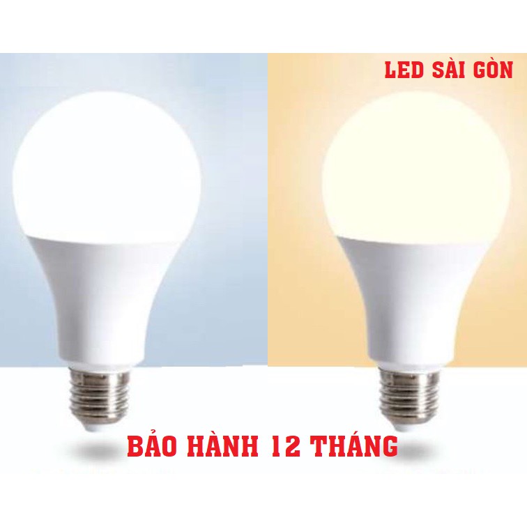 BÓNG LED BÚP TRÒN 7W/ 9W/ 12W/ 15W SÁNG TRẮNG/Vàng - TIẾT KIỆM ĐIỆN GIA ĐÌNH