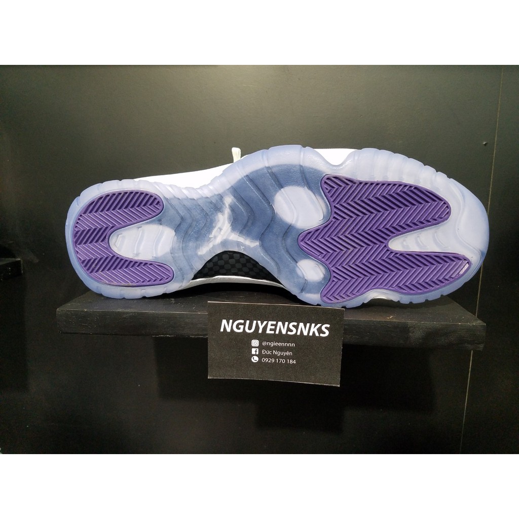 Giày bóng rổ jordan 11 trắng đen . | BigBuy360 - bigbuy360.vn