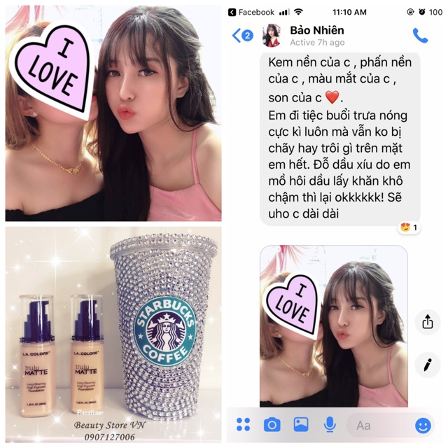 [FREESHIP💋] Kem Nền Dupe Estee Lauder Che Khuyết Điểm Kiềm Dầu Tốt LA COLORS