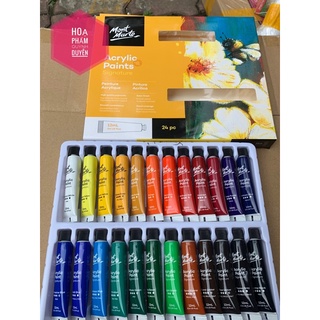 Bộ màu acrylic mont marte 24 màu x 12ml