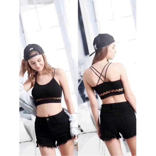 Áo Bra Dây Đan Chéo Có Đệm Nâng Ngực Chất Cotton Co Giãn Thoáng Mát Dễ Phối Đồ Siêu Hót  _ TSDL59