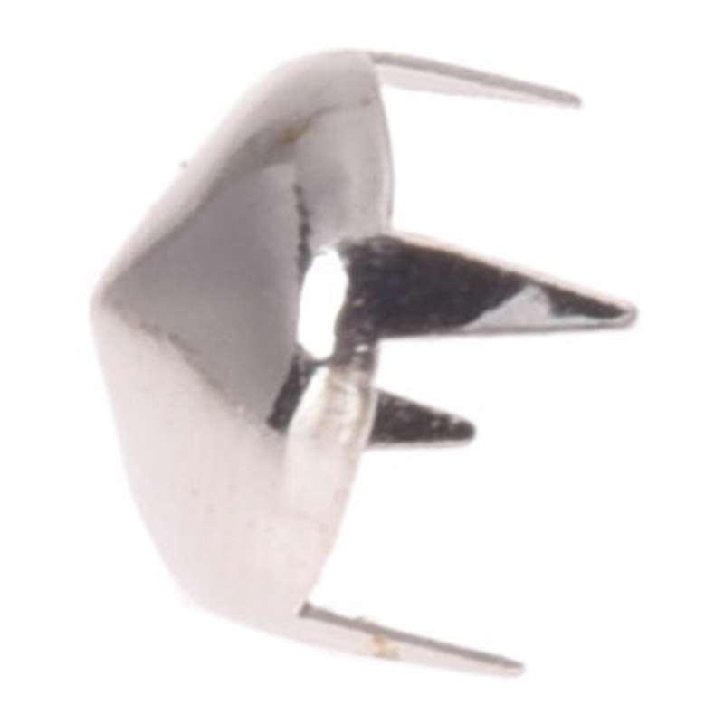 Set 100 Đinh Tán Đồng Màu Bạc 8mm Hình Nón