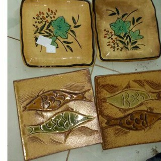 Chậu gốm mộc trồng sen đá