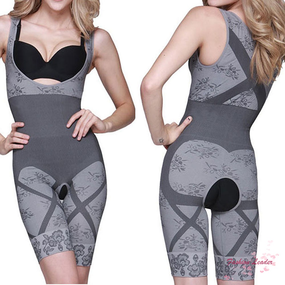 Women Bamboo Slimming Underbust Shapewear Corset Shaper Bodysuit Clothing