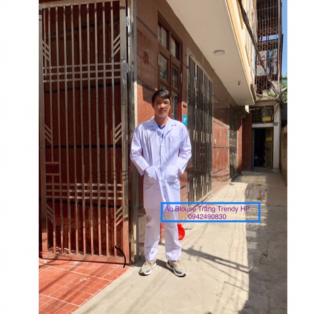[Hình chụp thật 100%] Bộ quần áo blouse nam dài tay, ngắn tay dày dặn đẹp