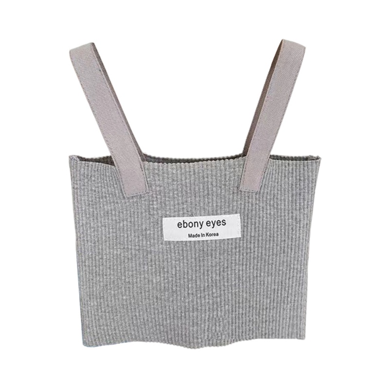 Se7en Áo Sát Nách Cổ Tròn Màu Trơn In Chữ Thời Trang Mùa Hè Cho Bé Gái