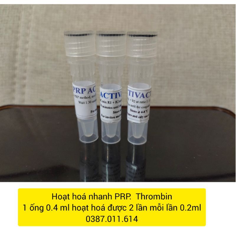 CHẤT HOẠT HOÁ PRP THROMBIN LỌ 0.4ML( CHỈ BÁN KHU VỰC HÀ NỘI VÌ ĐI XA DỄ HỎNG)