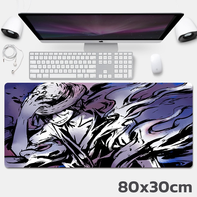 Bàn Di Chuột, Lót Chuột Dài Anime Monkey D. Luffy ONE PIECE Size Lớn